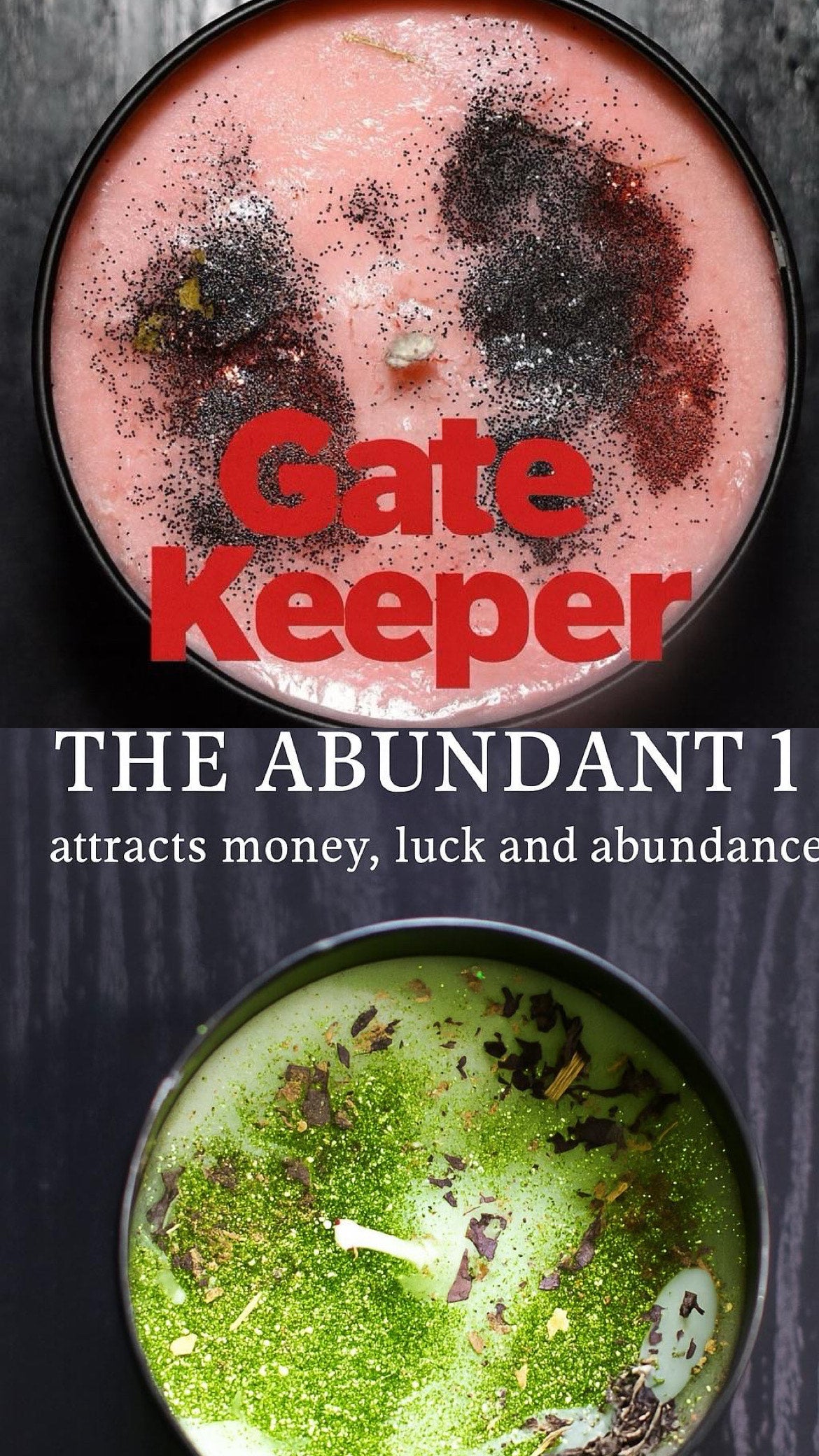 The Abundant Door Opener (2 spelled candles)